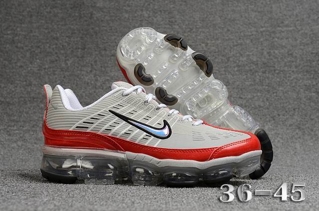 Nike Air Vapormax 360 Women Shoes Grey Red-10 - Click Image to Close